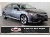 2017 Polished Metal Metallic Honda Civic EX-T Sedan #119242009