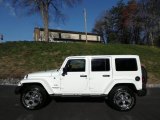 2017 Bright White Jeep Wrangler Unlimited Sahara 4x4 #119263567
