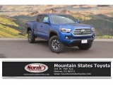 2017 Blazing Blue Pearl Toyota Tacoma TRD Off Road Double Cab 4x4 #119280844