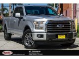 2015 Ingot Silver Metallic Ford F150 Lariat SuperCab 4x4 #119281088