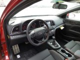 2017 Hyundai Elantra Sport Black Interior