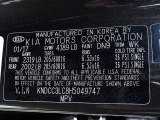 2017 Niro Color Code for Rich Espresso - Color Code: DN9