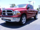 2009 Inferno Red Crystal Pearl Dodge Ram 1500 SLT Quad Cab #11892140