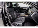 2017 BMW 7 Series 740e iPerformance xDrive Sedan Black Interior