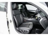 2017 BMW 5 Series 540i Sedan Black Interior