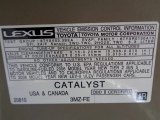 2006 Lexus ES 330 Info Tag