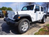 2017 Bright White Jeep Wrangler Unlimited Sport 4x4 #119338850