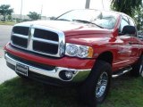 2005 Flame Red Dodge Ram 1500 SLT Quad Cab 4x4 #11899017