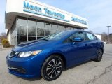 2014 Dyno Blue Pearl Honda Civic EX Sedan #119338931