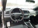 2017 Hyundai Elantra Sport Black Interior