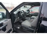 2017 Ford F150 XLT SuperCrew 4x4 Earth Gray Interior