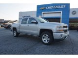 2017 Silver Ice Metallic Chevrolet Silverado 1500 LT Crew Cab 4x4 #119355090