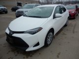 2017 Super White Toyota Corolla LE #119355126