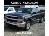 2017 Graphite Metallic Chevrolet Silverado 1500 LT Double Cab 4x4 #119355115