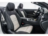 2017 Mercedes-Benz C 63 AMG Cabriolet AMG Black/Platinum White Interior