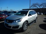 2017 Silver Ice Metallic Chevrolet Traverse LS #119385090