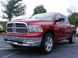 2009 Inferno Red Crystal Pearl Dodge Ram 1500 Big Horn Edition Crew Cab #11892221