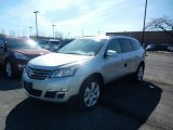 2017 Silver Ice Metallic Chevrolet Traverse LT AWD #119408375