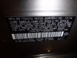 2017 LS Color Code for Atomic Silver - Color Code: 1J7