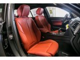 2017 BMW 3 Series 330i Sedan Black Interior