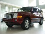 2009 Red Rock Crystal Pearl Jeep Commander Sport #11892009