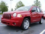 2009 Inferno Red Crystal Pearl Jeep Compass Sport #11891983