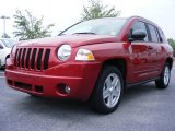 2009 Inferno Red Crystal Pearl Jeep Compass Sport #11891974