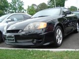 Jet Black Hyundai Tiburon in 2003