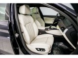 2017 BMW 5 Series 540i Sedan Ivory White Interior