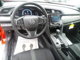 2017 Honda Civic EX Hatchback Black Interior