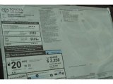 2017 Toyota Tacoma Limited Double Cab 4x4 Window Sticker