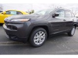 2017 Granite Crystal Metallic Jeep Cherokee Latitude #119553193