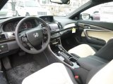 2017 Honda Accord EX-L V6 Coupe Black/Ivory Interior