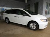 White Diamond Pearl Honda Odyssey in 2017