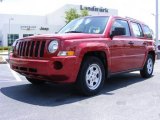 2009 Inferno Red Crystal Pearl Jeep Patriot Sport #11891957