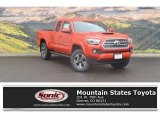 2017 Inferno Orange Toyota Tacoma TRD Sport Access Cab 4x4 #119553062