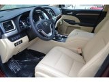 2017 Toyota Highlander Limited AWD Almond Interior