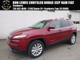 2017 Deep Cherry Red Crystal Pearl Jeep Cherokee Limited 4x4 #119553108