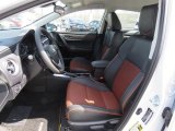 2017 Toyota Corolla SE Orange Zest Interior