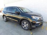 2017 Black Forest Pearl Honda Pilot EX-L AWD #119577010