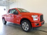 2017 Race Red Ford F150 XL SuperCab 4x4 #119603040