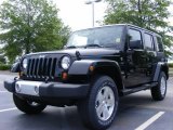 2009 Black Jeep Wrangler Unlimited Sahara 4x4 #11891950