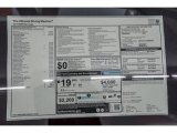 2017 BMW M4 Coupe Window Sticker