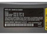 2017 M4 Color Code for Nardo Grey - Color Code: 490