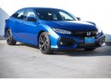 2017 Aegean Blue Metallic Honda Civic Sport Touring Hatchback #119603493