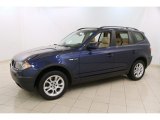 2005 BMW X3 2.5i Front 3/4 View