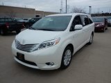 2017 Blizzard White Pearl Toyota Sienna Limited AWD #119604409