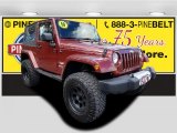 2010 Red Rock Crystal Pearl Jeep Wrangler Sahara 4x4 #119603916