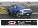 2017 Blazing Blue Pearl Toyota Tundra Limited CrewMax 4x4 #119603893