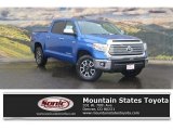 2017 Blazing Blue Pearl Toyota Tundra Limited CrewMax 4x4 #119603890